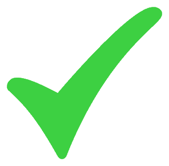 Groen vinkje | sportschool | IZI Fitness Huizen